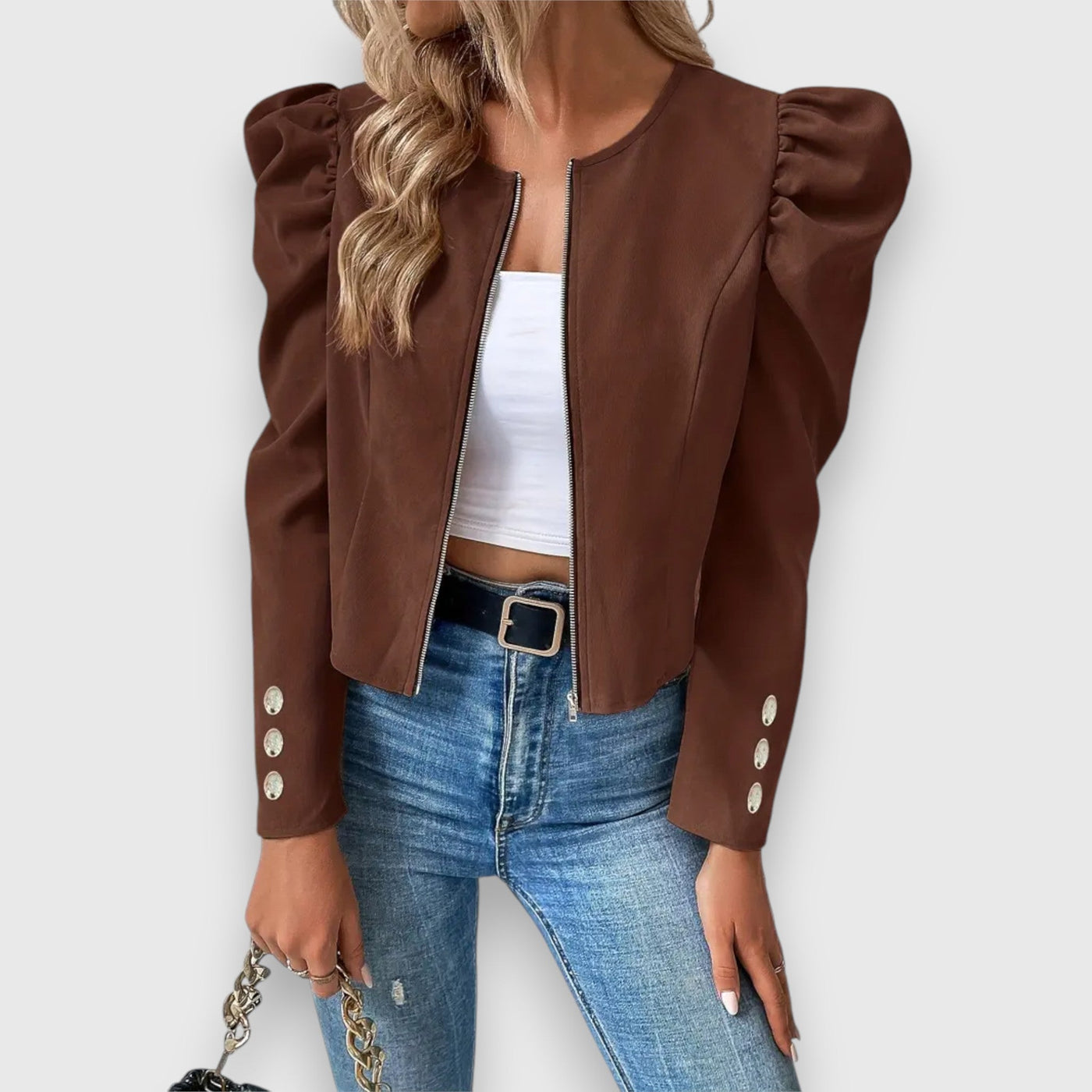 Léa – Women's Puff Sleeve Jacket