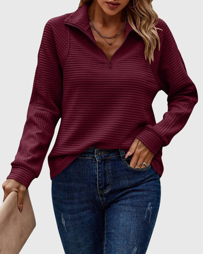 Elowen™ | Luxe Pullover with Asymmetrical Hem