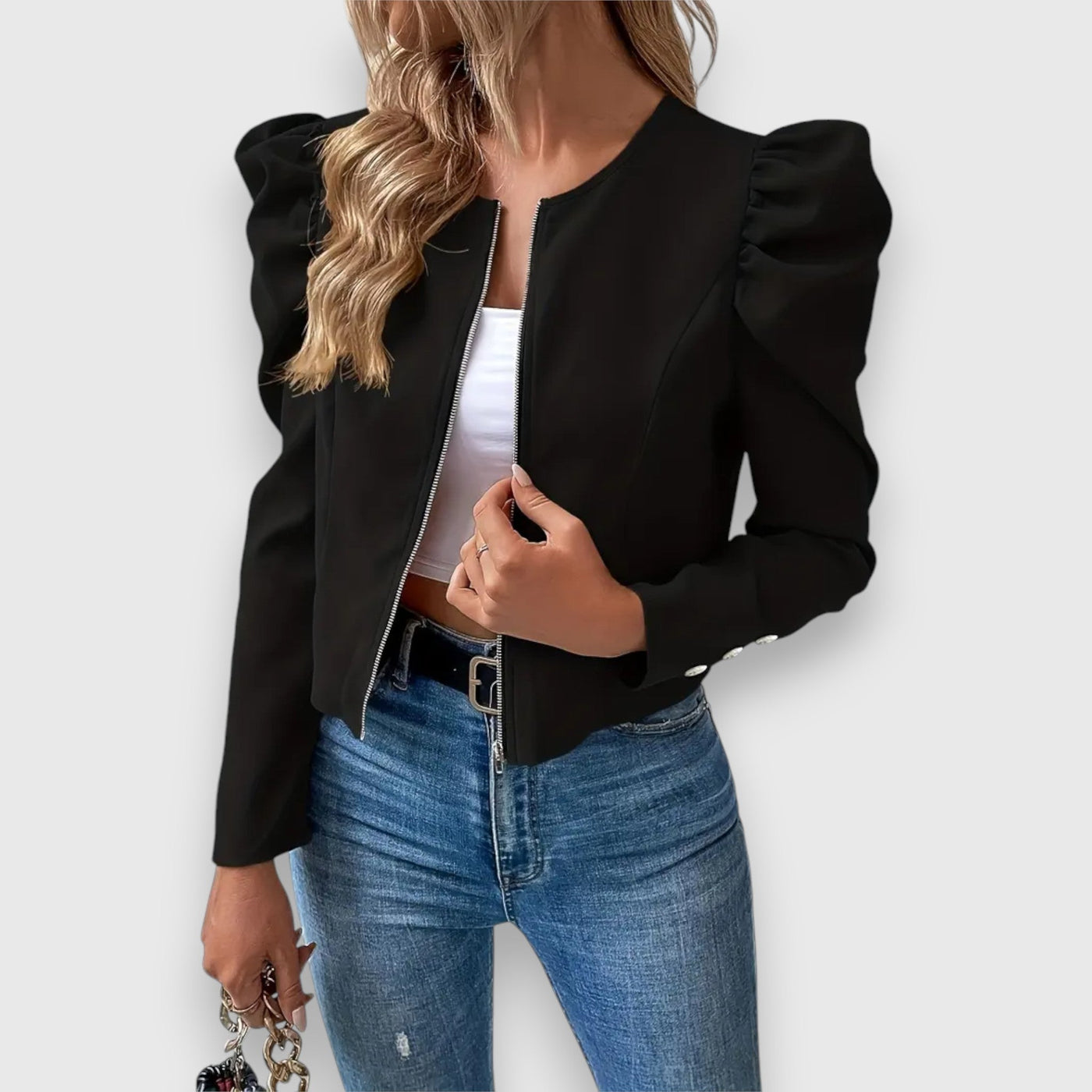 Léa – Women's Puff Sleeve Jacket