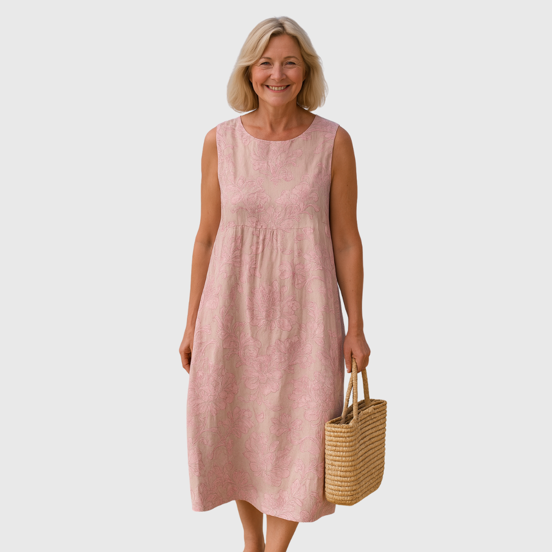 Thalina™ | Garden Chiffon Dress