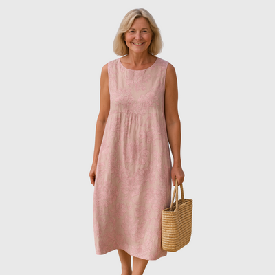Thalina™ | Garden Chiffon Dress