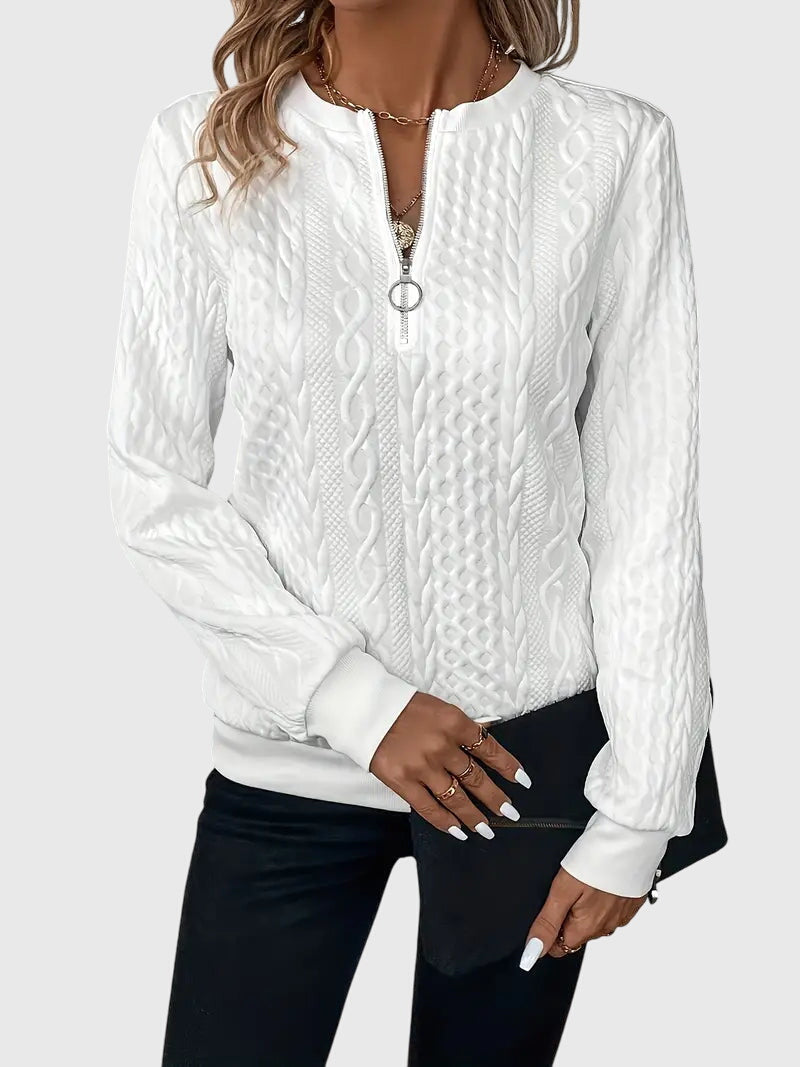 Elowen™ | Cardigan with Asymmetrical Hem