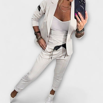 Elowenai™ | Elegant Set of Top, Jacket, and Pants