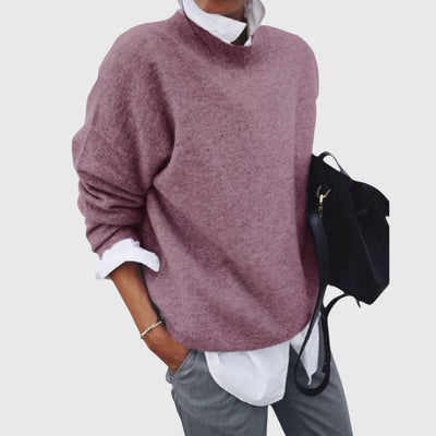 Rhiannon™ | Timeless Charcoal Knit Pullover