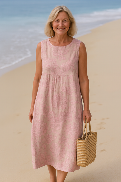 Thalina™ | Garden Chiffon Dress