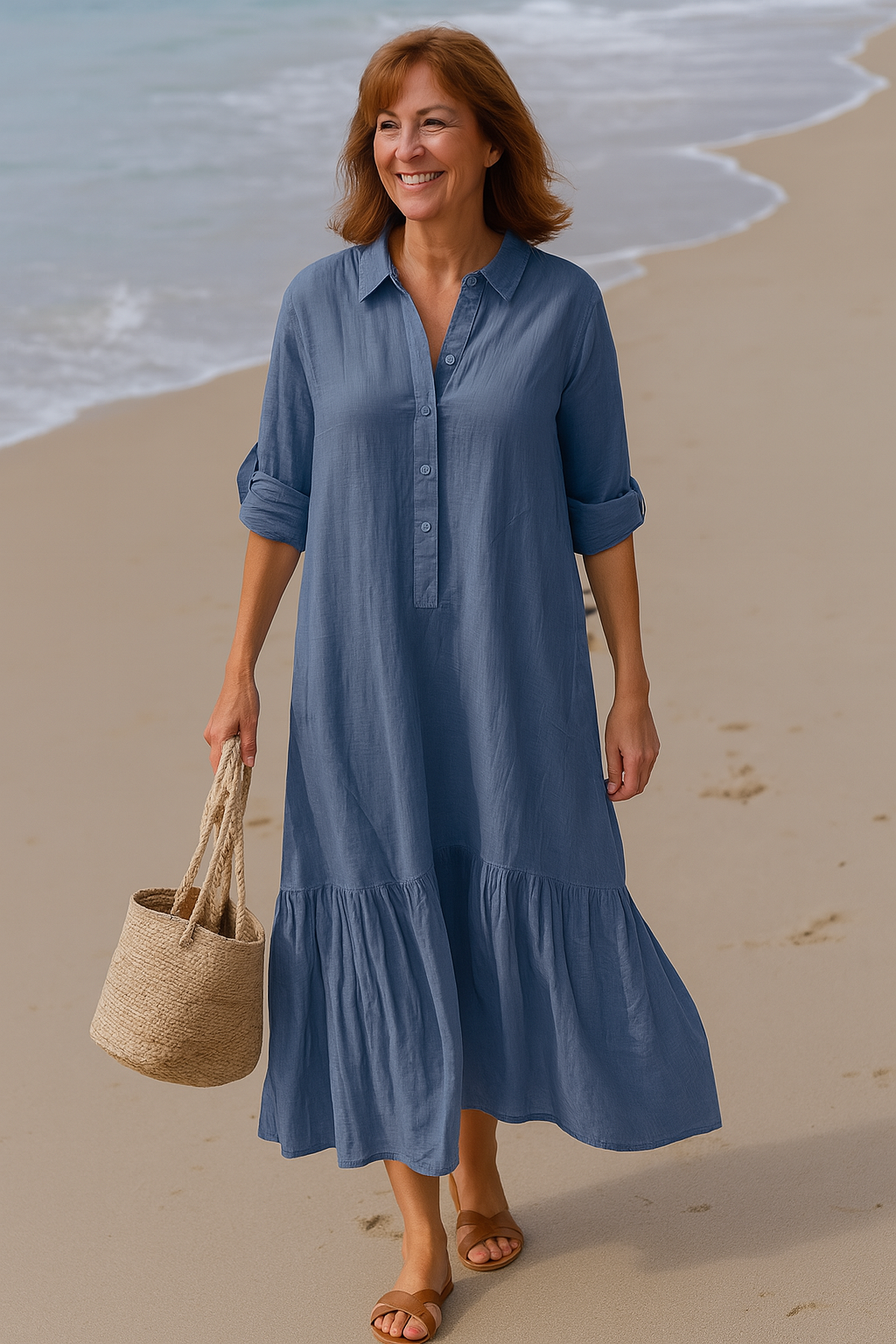 Aveline™ | Collared Hemline Summer Dress