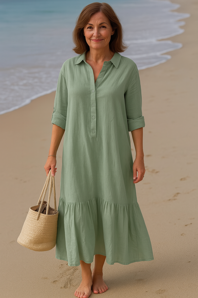 Aveline™ | Collared Hemline Summer Dress