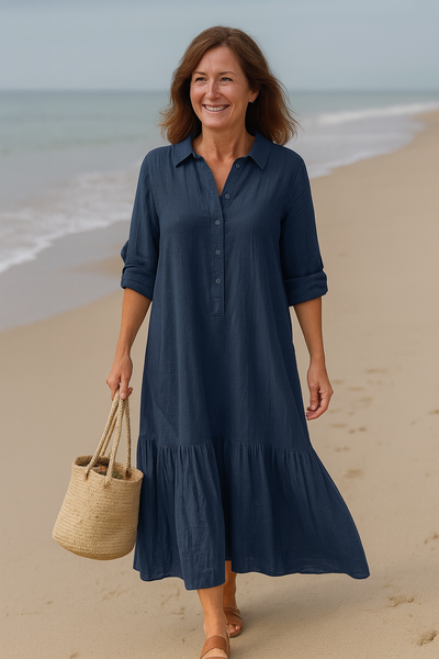 Aveline™ | Collared Hemline Summer Dress