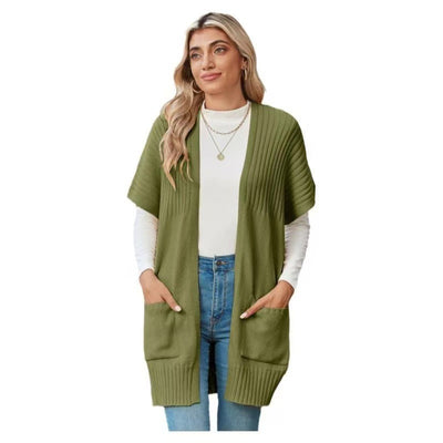 Aeloria™ | Elegant Open-Front Knit Cardigan