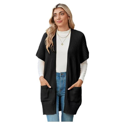 Aeloria™ | Elegant Open-Front Knit Cardigan
