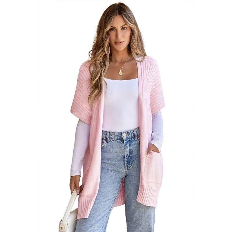 Aeloria™ | Elegant Open-Front Knit Cardigan