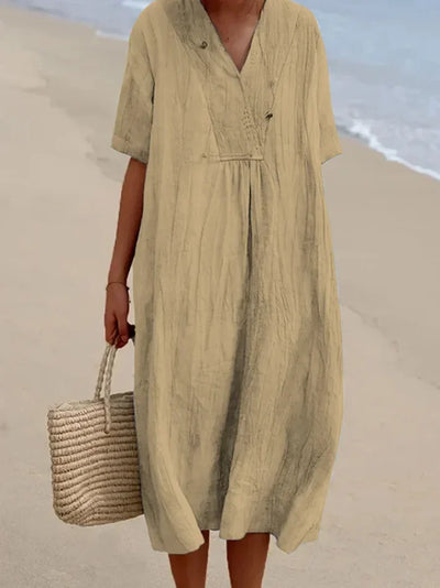 Elowira™ | Cotton Beach Summer Dress
