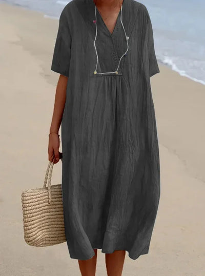 Elowira™ | Cotton Beach Summer Dress