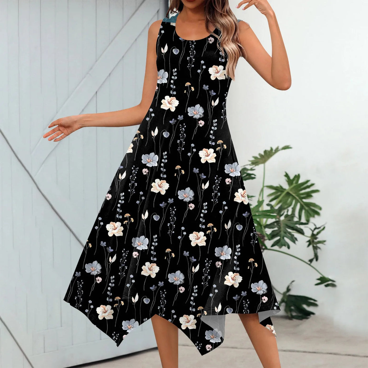 Elarwen™ | A-Line Midi Dress