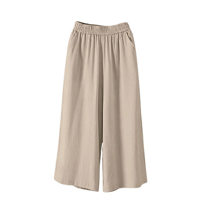 Nylah® | Soft Flow Wide-Leg Capris