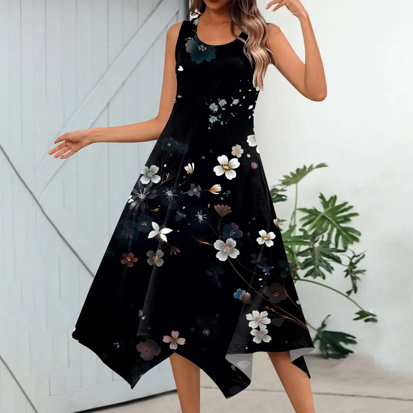 Elarwen™ | A-Line Midi Dress