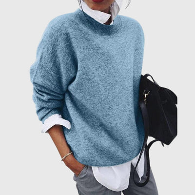 Rhiannon™ | Timeless Charcoal Knit Pullover