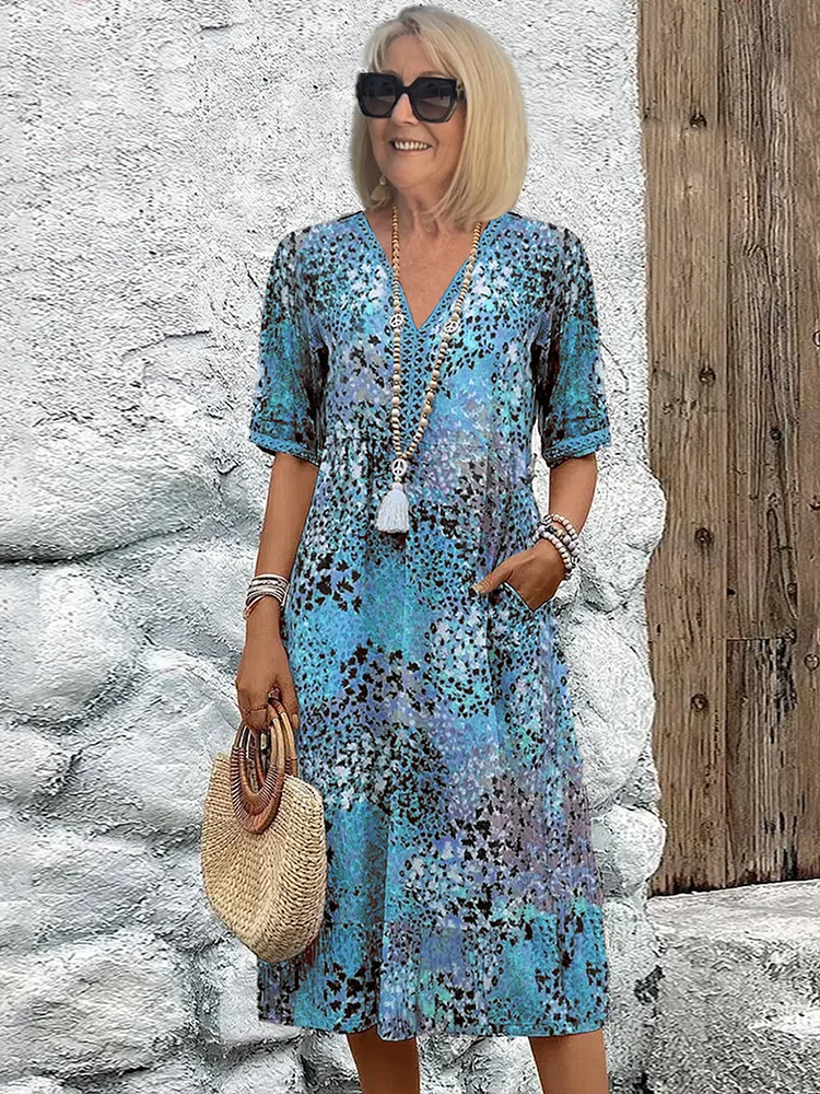 Isadora™ | Luxe maxi dress with refined floral patterns