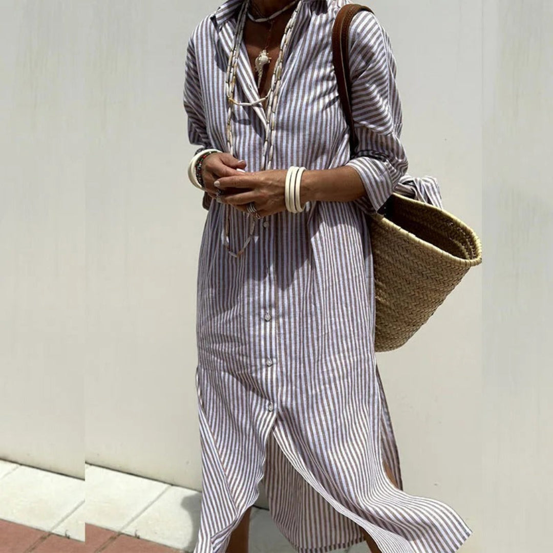 Suusje™ | Elegant Striped Summer Dress