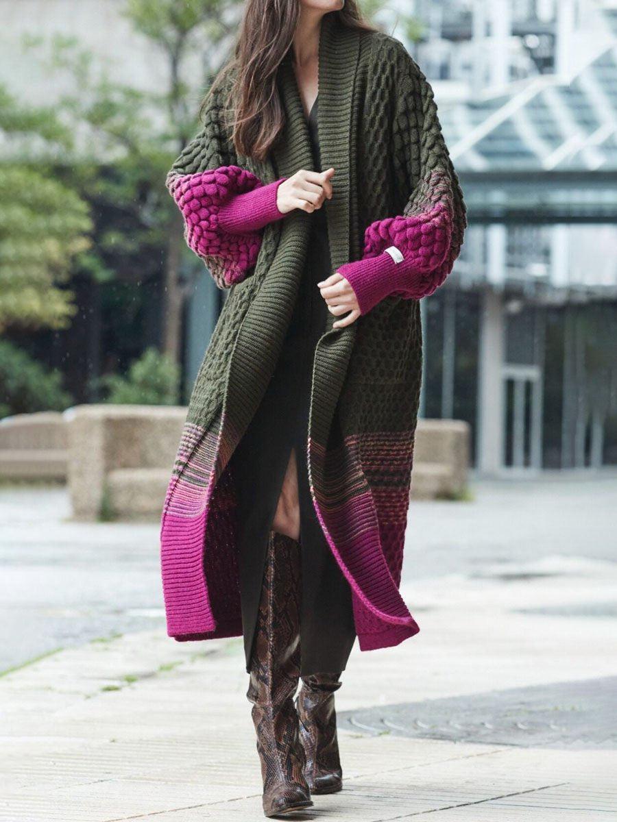 🔥Hot Sale,Limited Stock⏰Modern Print Long Sleeve Cardigan