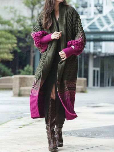 🔥Hot Sale,Limited Stock⏰Modern Print Long Sleeve Cardigan